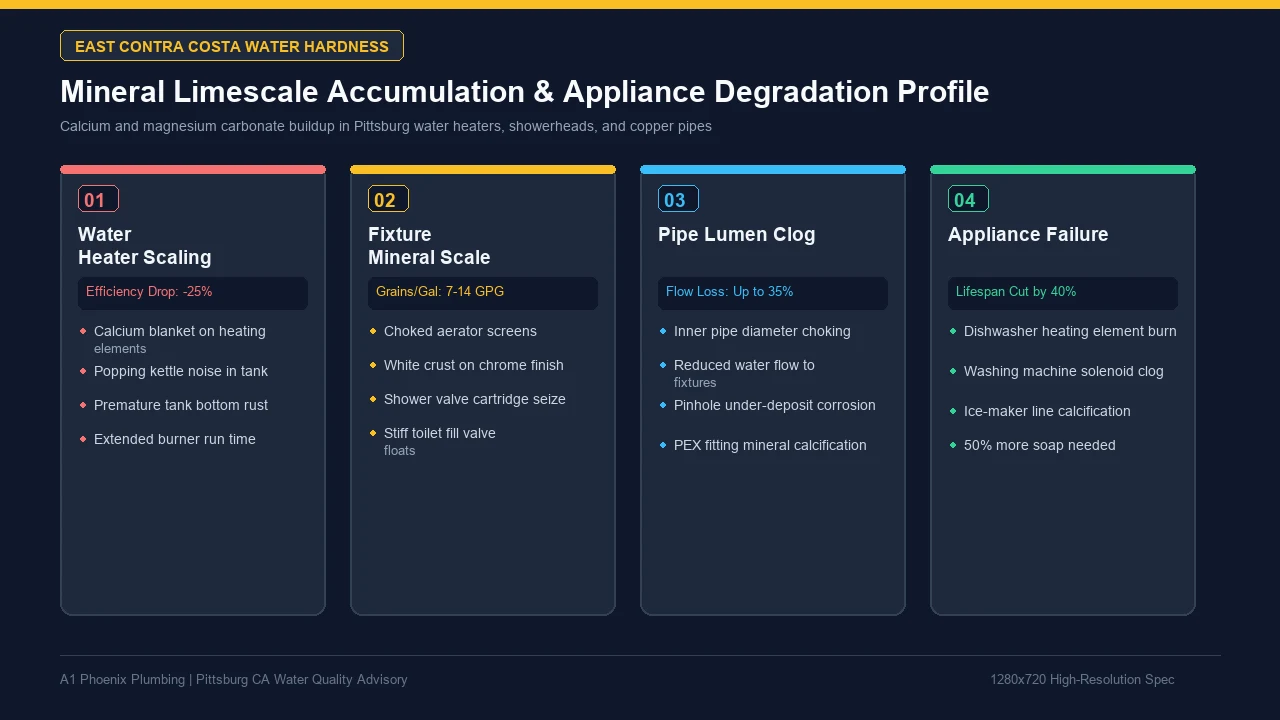 Mineral Limescale Accumulation & Appliance Degradation Profile