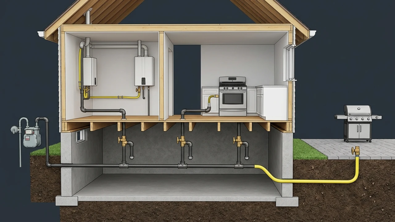 What Should Property Owners Know Before a New Gas Line Installation? - 3D Technical Cutaway